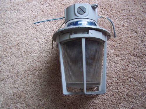 APPLETON ELECTRIC COOLER FREEZER LIGHT FIXTURE WITH CAGE
