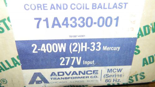 Advance (core and coil) 71a4330-001 constant wattage ballast kit **nib** for sale
