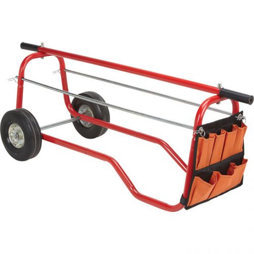Ironton Wire Caddy Cart with Storage Bag - 330-Lb. Capacity