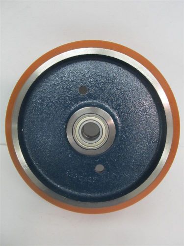 Cast iron &amp; polyurethane wheel w/ ball bearings - 10&#034; x 42mm for sale