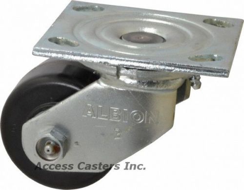 16TM03201S 3-1/4&#034; x 2&#034; Albion Swivel Plate Caster Phenolic Wheel 700 lb Capacity
