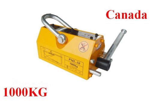 1000 KG Steel Magnetic Lifter Heavy Duty Crane Hoist Lifting Magnet 2200lb