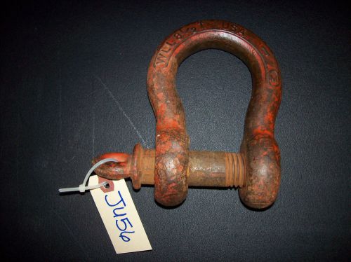 Columbus mckinnon 8 1/2 ton clevis screw pin 1&#034;  anchor shackle  ~ usa ~ ju56 for sale