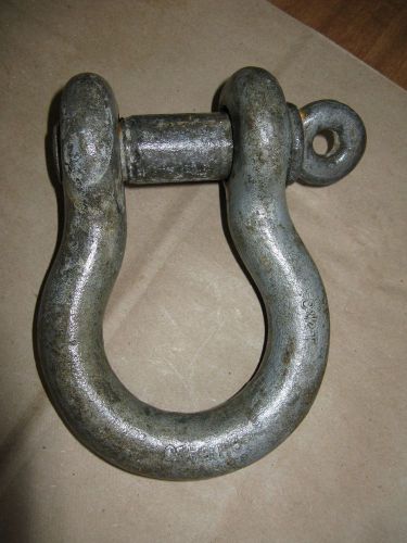 Wll  8.5 / 8-1/2 t ton shackle / clevis 1&#034; pin, 1-3/4&#034; opening chicago usa for sale