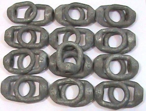 25 each 3/8&#034; drop forged galvanized steel lifting eye nut 1/2&#034; x 13 thread nos for sale