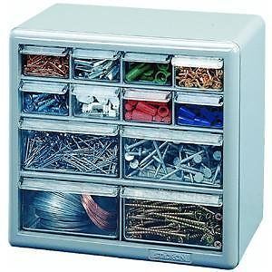 New drawer storage cabinet home &amp; office parts organizer box 12 multi-drawer for sale