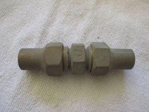1/2&#034; flare x 1/2&#034; flare union/coupling for water service (long style) - new for sale