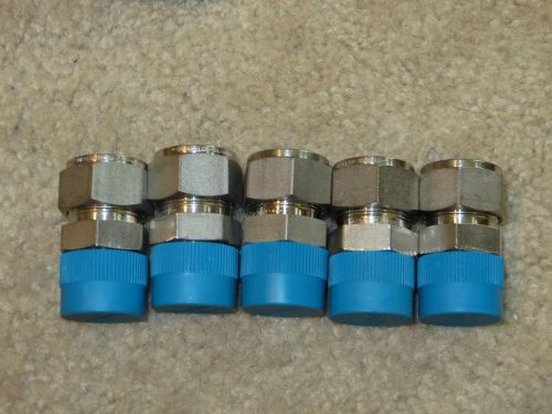 Swagelok 5 each 3/4&#034; x 3/4&#034; Stainless Steel  Adapters