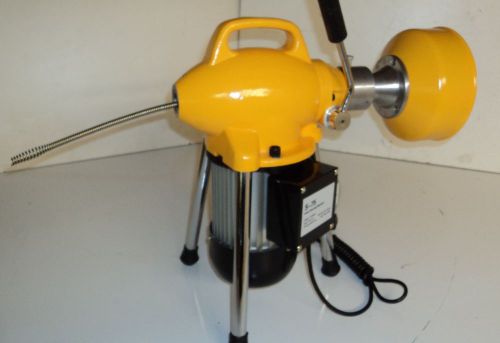 Refurb- pipe drain cleaning machine 3/4&#034; - 4&#034; sectional b snake by bluerock s75 for sale