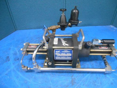 Haskel two stage air driven non-lubricated gas booster agt-30/75-08 # 17599-08 for sale