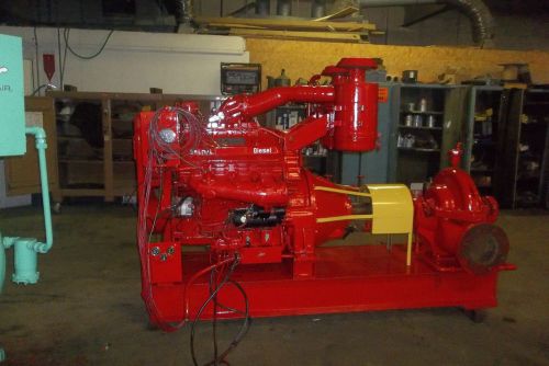 Detroit Diesel Fire Pump 1500 gpm with controller 960 hours