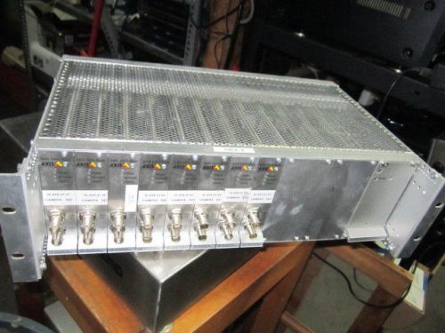 Axis Used Video Server Rack (0192-001-03) 3U Chassis PSU  8 Blade Video