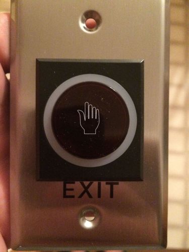 Touch Less Request to exit button