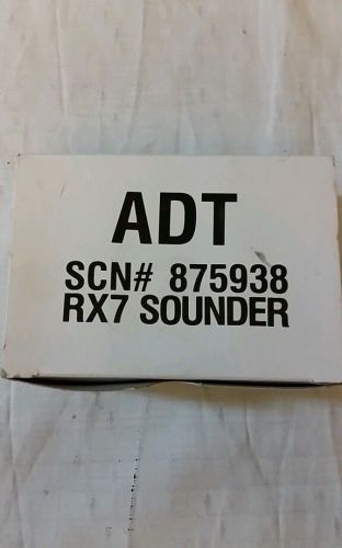 ADT RX7 Rx-7 Indoor Sounder SCN# 875938