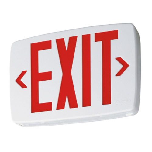 Lithonia lighting led illuminated exit sign, single or double faced, red for sale