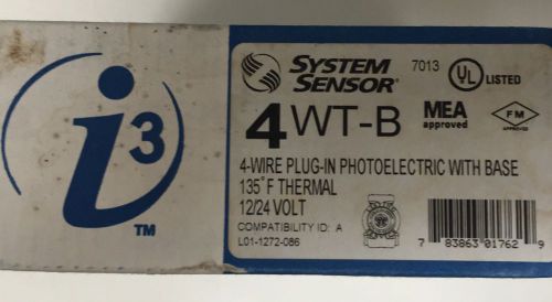 SYSTEM SENSOR 4WT-B Photoelectric With Base 135• F Thetmal