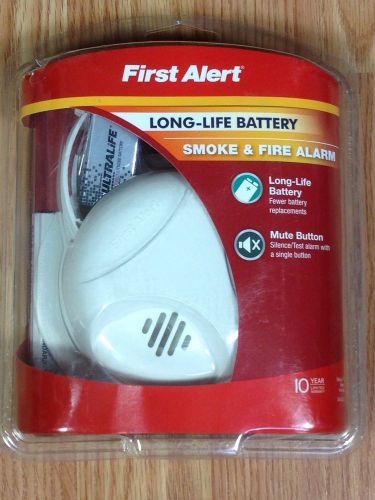 SA305CN FIRST ALERT 10 YEAR WARRANTY Fire Alarm Smoke Detector NEW+BATTERY NWT&#039;S