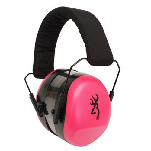 Browning 12687 Buckmark II Hearing Protection Ear Muffs For Her Pink