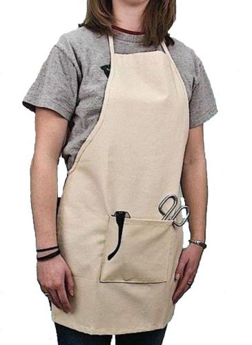 Natural canvas fabric laboratory apron: 28 x 20 inches for sale