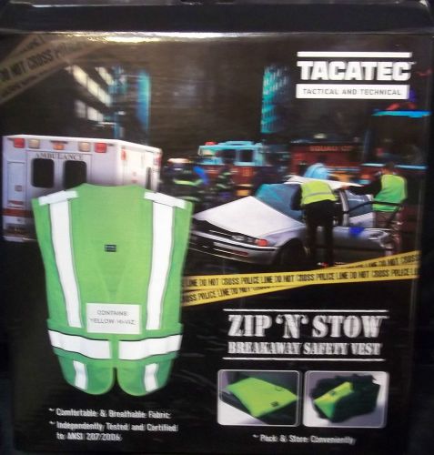 Tacatec tactical &amp; technical zip n stow breakaway safety vest sheriff 2xl/3xl for sale