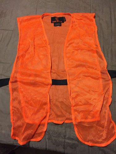 Game Winner Men&#039;s Mesh Safety Vest - Blaze Orange - New