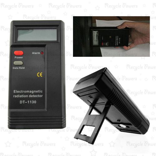 Digital lcd electromagnetic radiation detector emf meter dosimeter tester health for sale