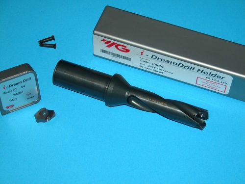 Yg-1 zd0303 indexable dream drill holder 3xd coolant fed w/ insert for sale