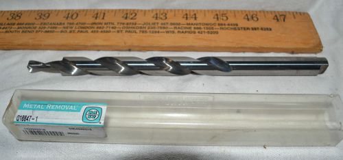 METAL REMOVAL/WIDIA .334&#034;x 1&#034;L, .53&#034;x 4.5&#034;L, 8-5/8&#034; OAL SOLID CARBIDE Step Drill