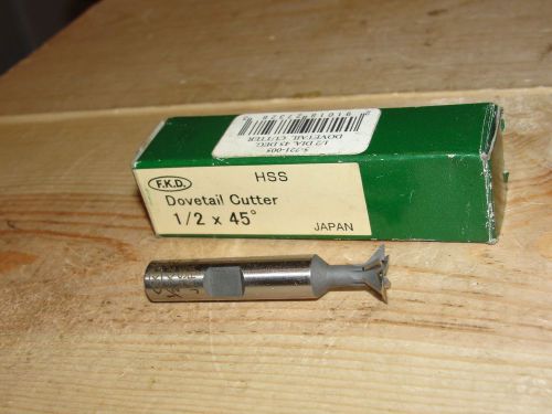 Kfd hss dovetail cutter 1/2&#034; x 45 degrees new for sale