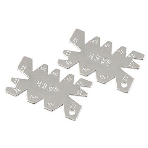 Amico metal 8 angle degree screw thread cutting gauge 2 pcs for sale