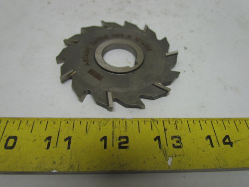A80x5N Sp1250 HSS S Staggered Tooth Milling Cutter 80mm OD 22mm Bore 5mm Width