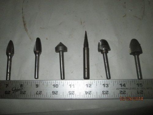 MACHINIST TOOLS LATHE MILL Lot of Burring Tools for Dremel Rotary Grinder Tool