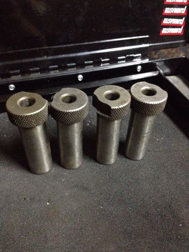 4 Drill Bushings 23/64&#034; Machinist Drill Press Milling Machine Tool Box Find