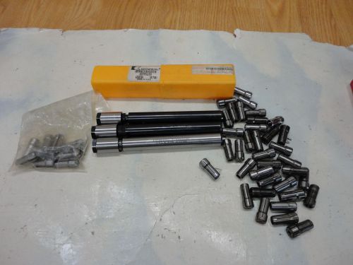 Kennametal and erickson collet type floating tap holder w/ collets, bushings nr for sale