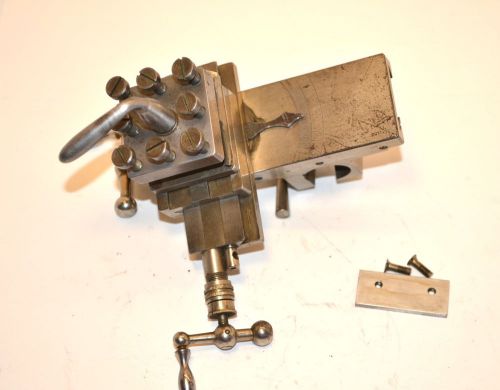 Nice lorch schmidt &amp; co germany watchmakers lathe geneva style cross slide 2a57b for sale