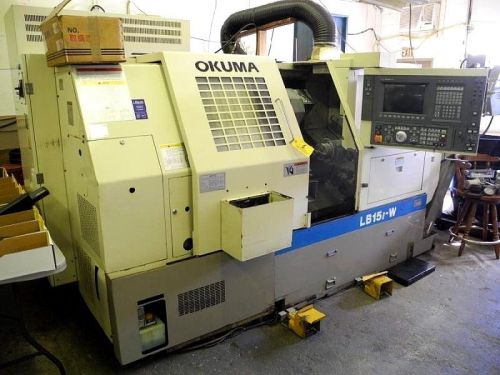 1997 okuma lb-15ii-w cnc cnc lathe w/sub-spdl &amp; osp 7000l control w/igf for sale