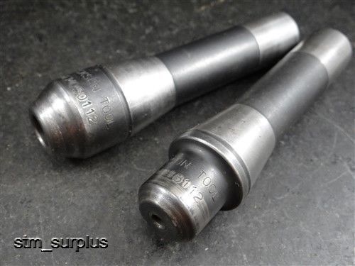 PAIR OF ERICKSON END MILL TOOL HOLDERS W/ R8 SHANKS