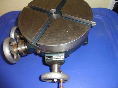 8&#034; Craftsman Rotary IndexingTable With Cross Slide