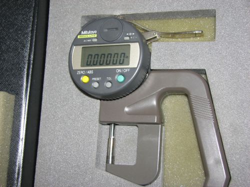 Mitutoyo 547-400 digital thickness gage, with case for sale