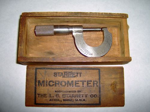 Starrett #209-C Micrometer in Box