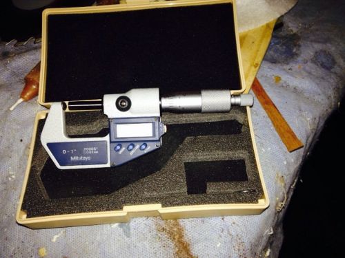 Mitutoyo Digital 0-1  Inch BALL Micrometer