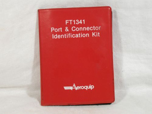 Aeroquip ft 1341 port &amp; connector identification kit - tools, book &amp; case for sale