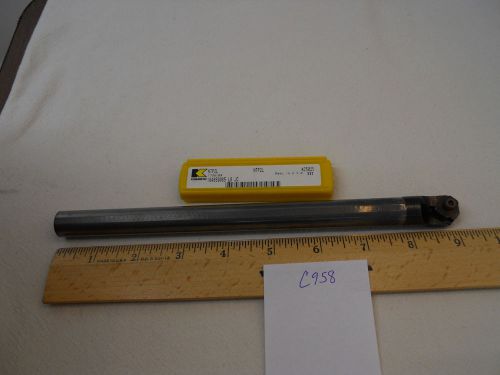 1 new 5/8&#034; top notch carbide boring bar w/ 5 kennametal ntp2l inserts. usa c958 for sale