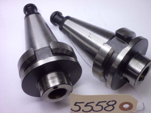 (2) techniks pinzbohr bt-340-32-60 tool holders, #6140250 for sale