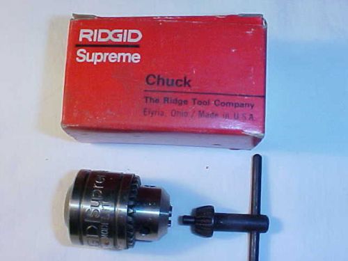 New in box - supreme drill chuck  0-1/4&#034; capacity -  no. 1 chuck taper mounting for sale