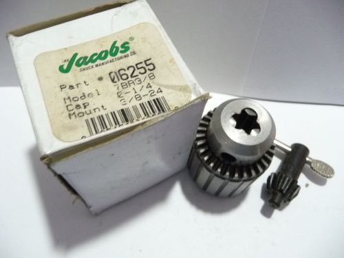 Jacobs drill chuck  Model 7BA 3/8-24 New in box 0-1/4 ~ 06255 Nice!!!
