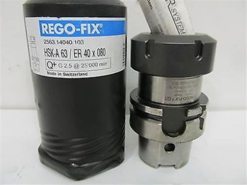 Rego-Fix, HSK-A63/ER40x080 Collet / Toolholder - ER System - 2563.14040.103