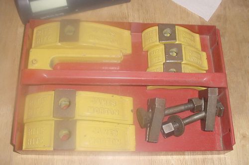 Lot of NEW RITE HITE JAMES MORTON Self-Positioning Hold-Down Clamp clamps &amp; Bolt