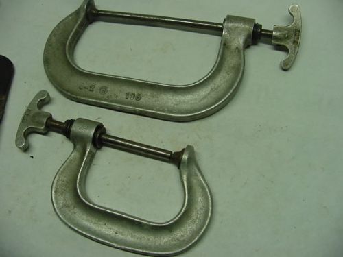 2x j2 aluminum quick adjust clamps one 3&#034; one 6&#034; for sale