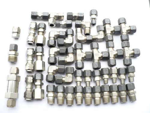 Swagelok 1/2&#034;od fittings parker and imperial brands for sale
